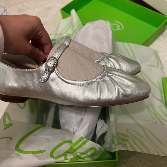 Sam Edelman MICAH MARY JANE FLAT SILVER - Picture 9 of 13